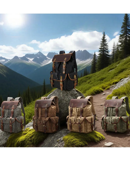 Leder Rucksack "Jäger" - TOLLzWOOD