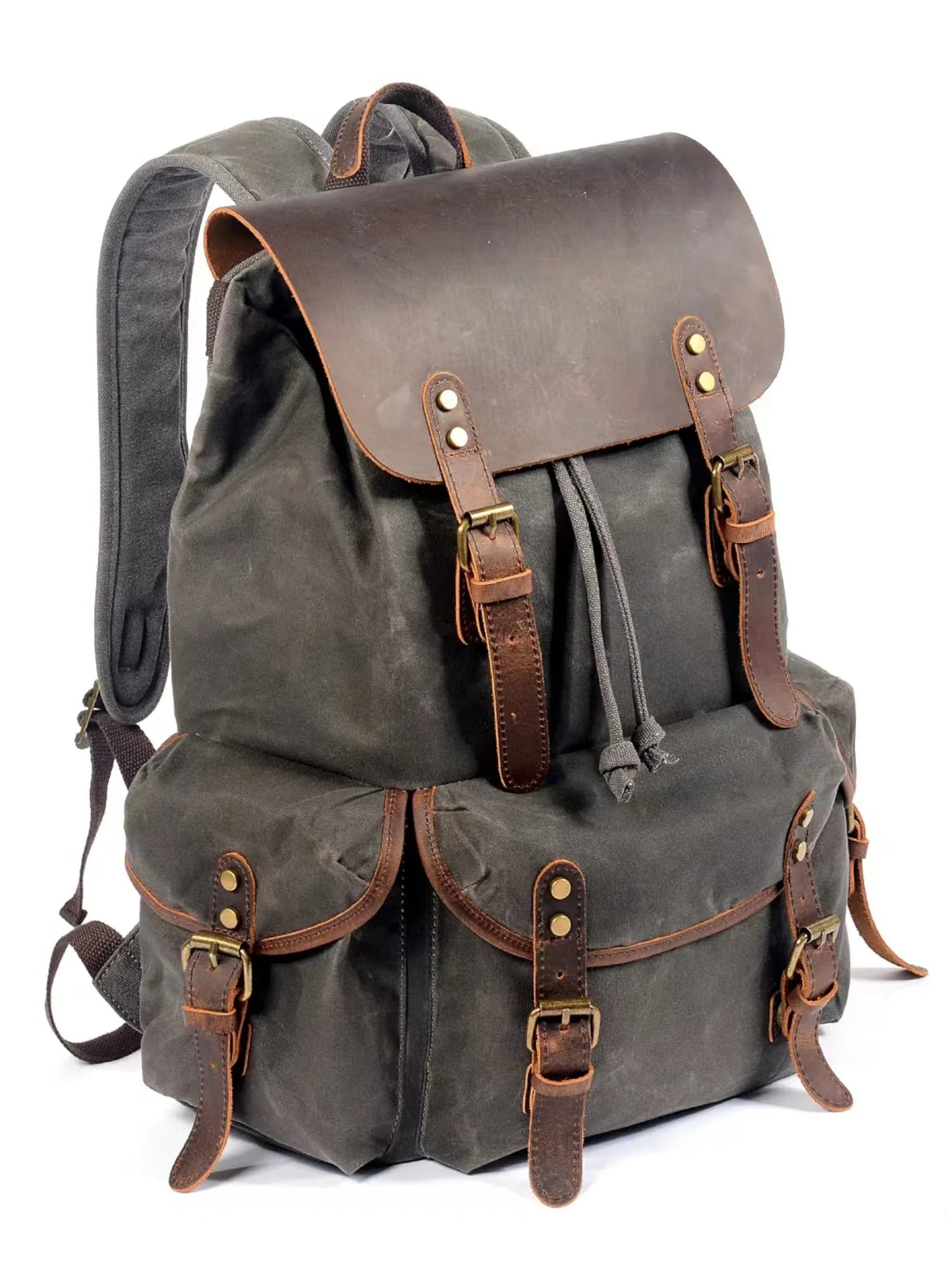 Leder Rucksack "Jäger" - TOLLzWOOD