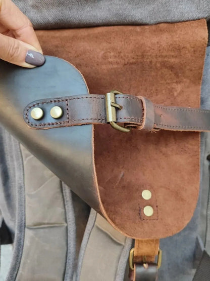Leder Rucksack "Jäger" - TOLLzWOOD