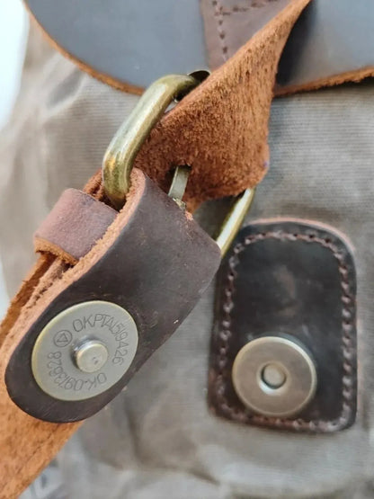 Leder Rucksack "Jäger" - TOLLzWOOD