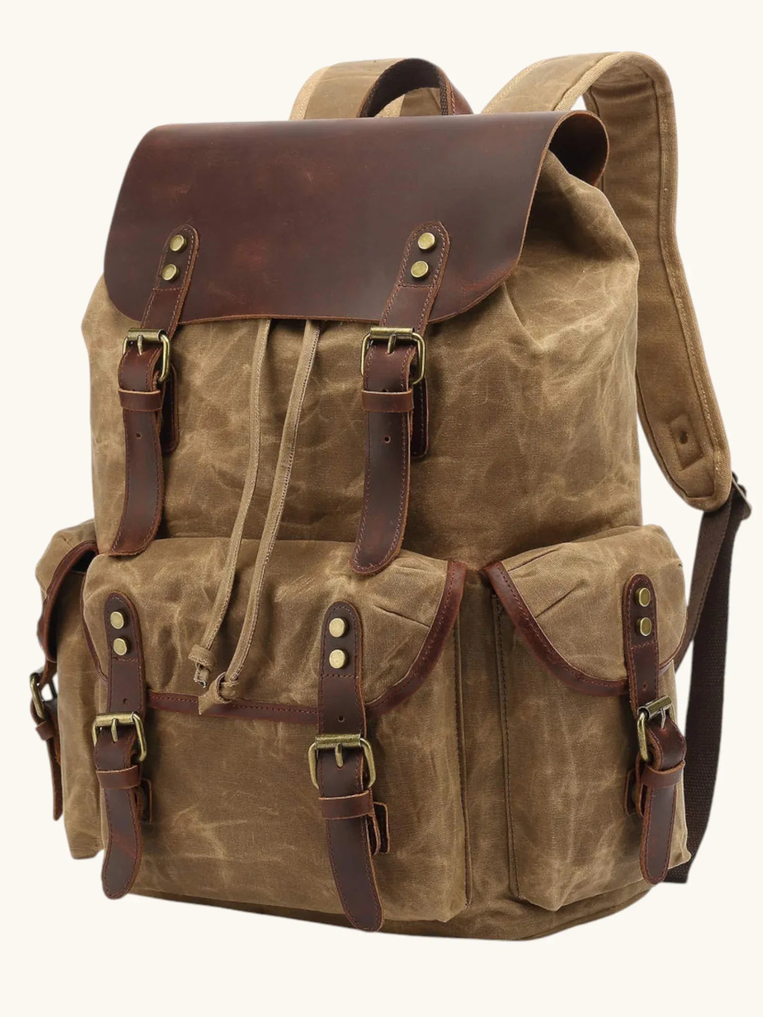 Leder Rucksack "Jäger" - TOLLzWOOD