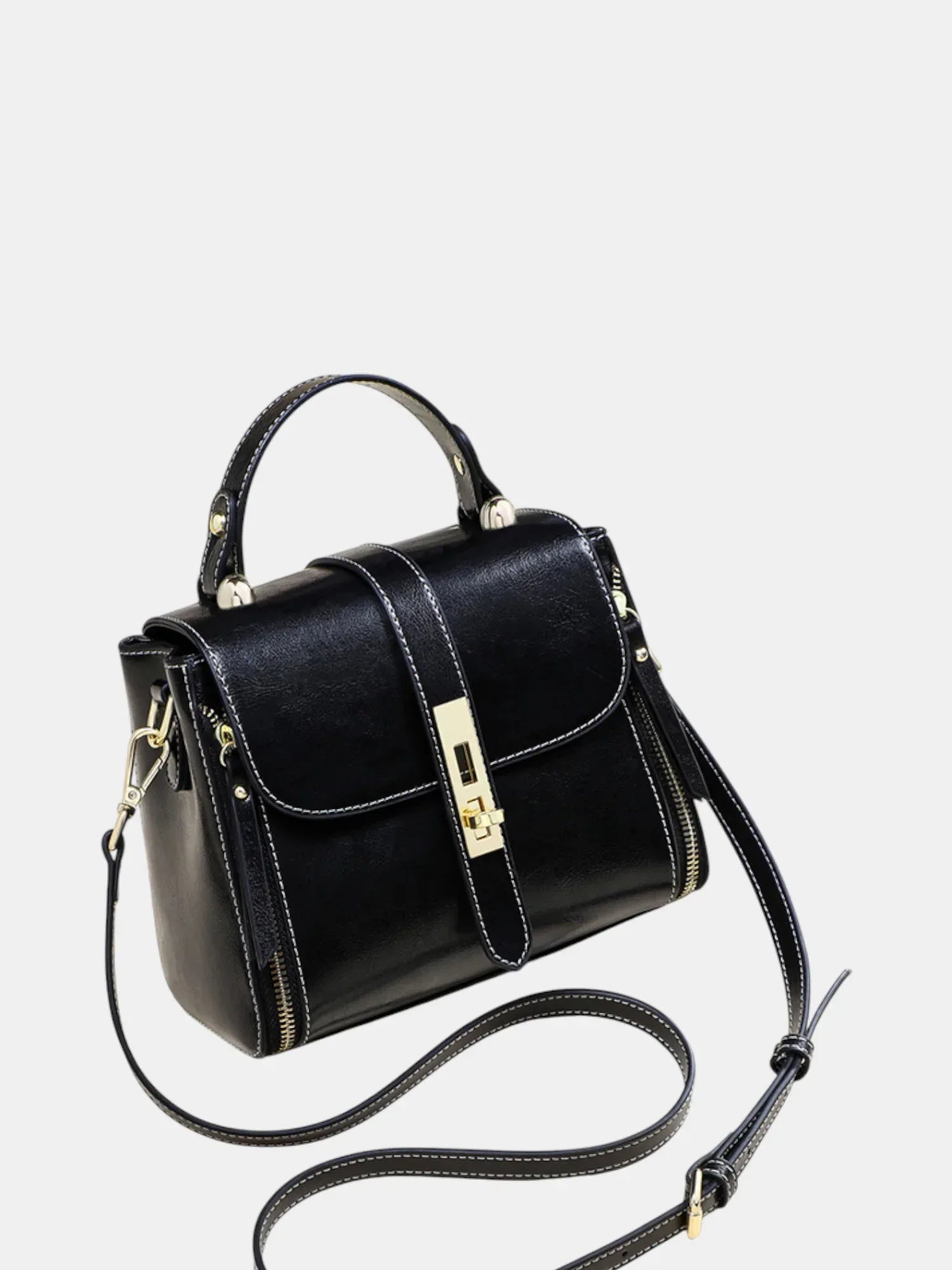 Leder Handtasche "Iris" - TOLLzWOOD