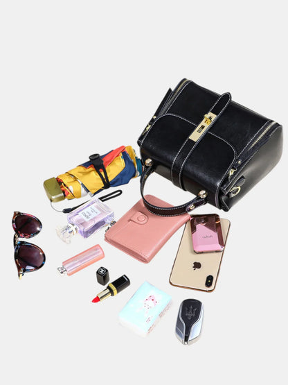 Leder Handtasche "Iris" - TOLLzWOOD