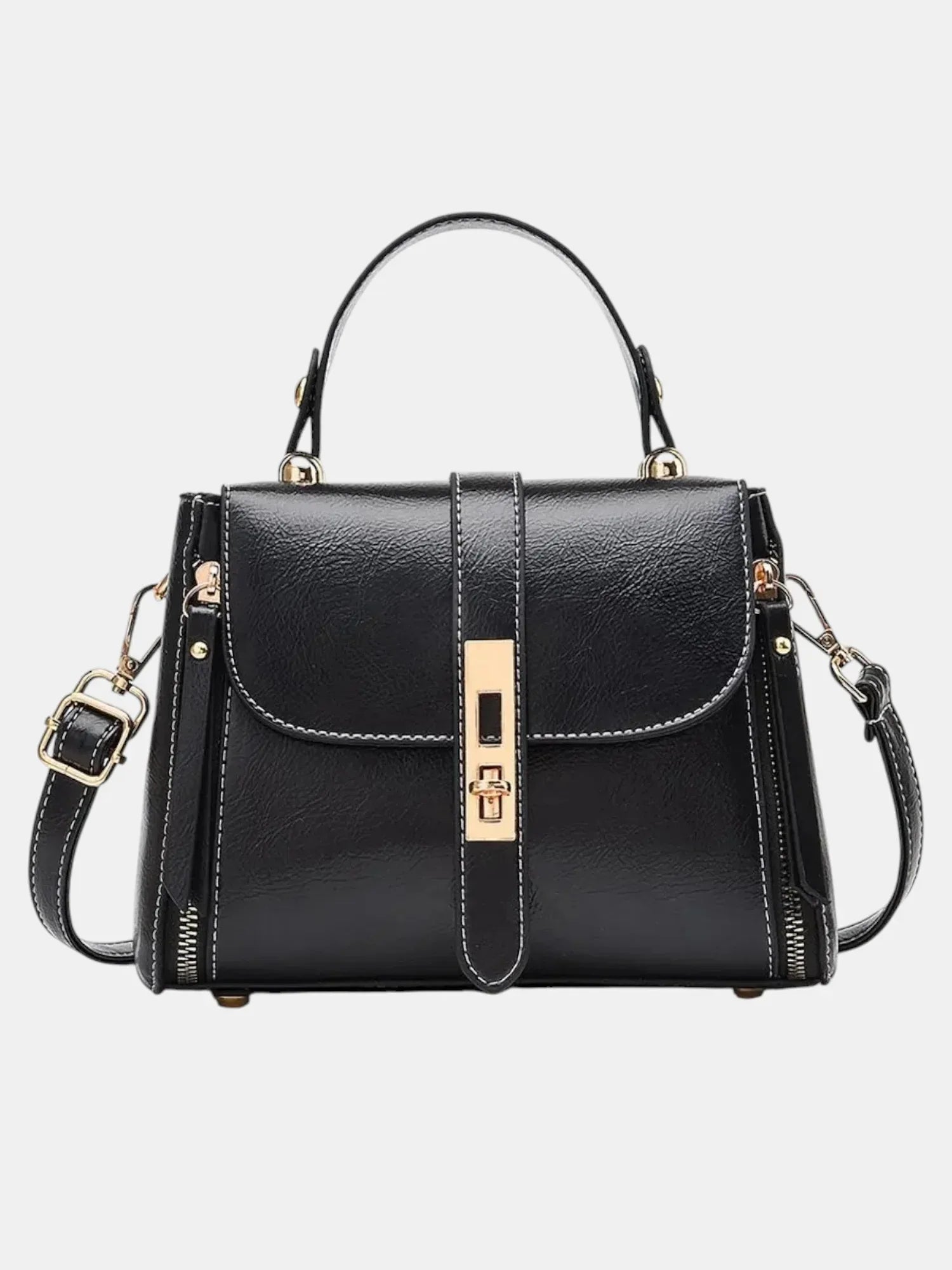 Leder Handtasche "Iris" - TOLLzWOOD