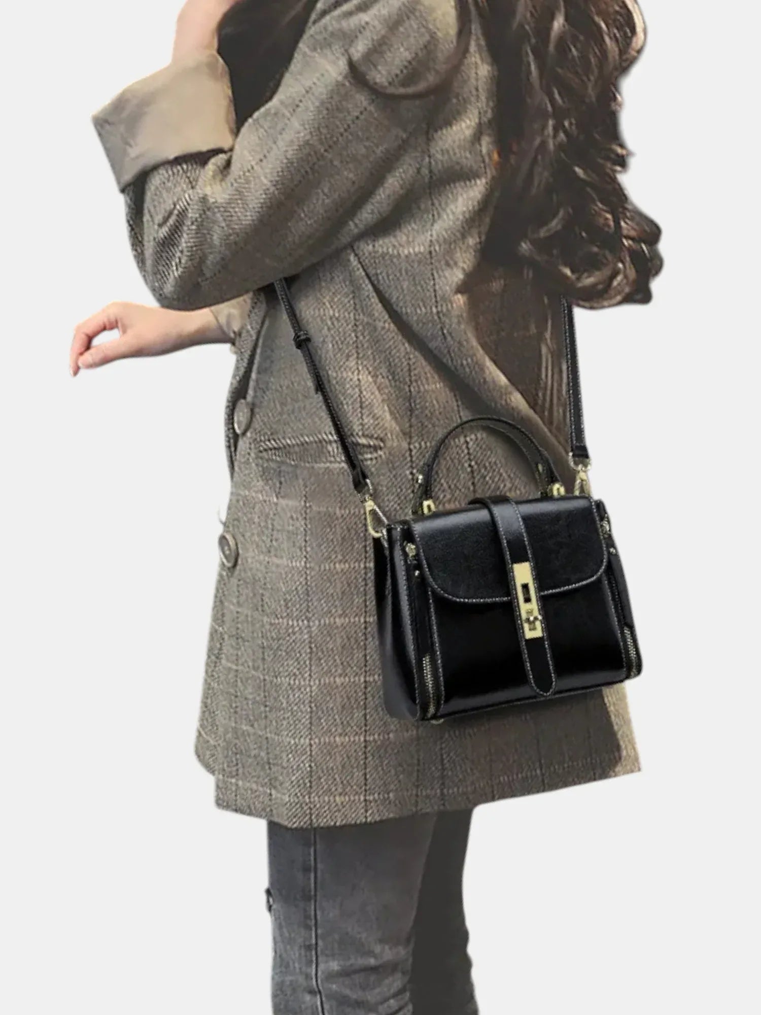 Leder Handtasche "Iris" - TOLLzWOOD