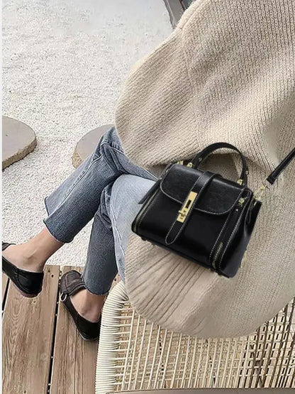 Leder Handtasche "Iris" - TOLLzWOOD