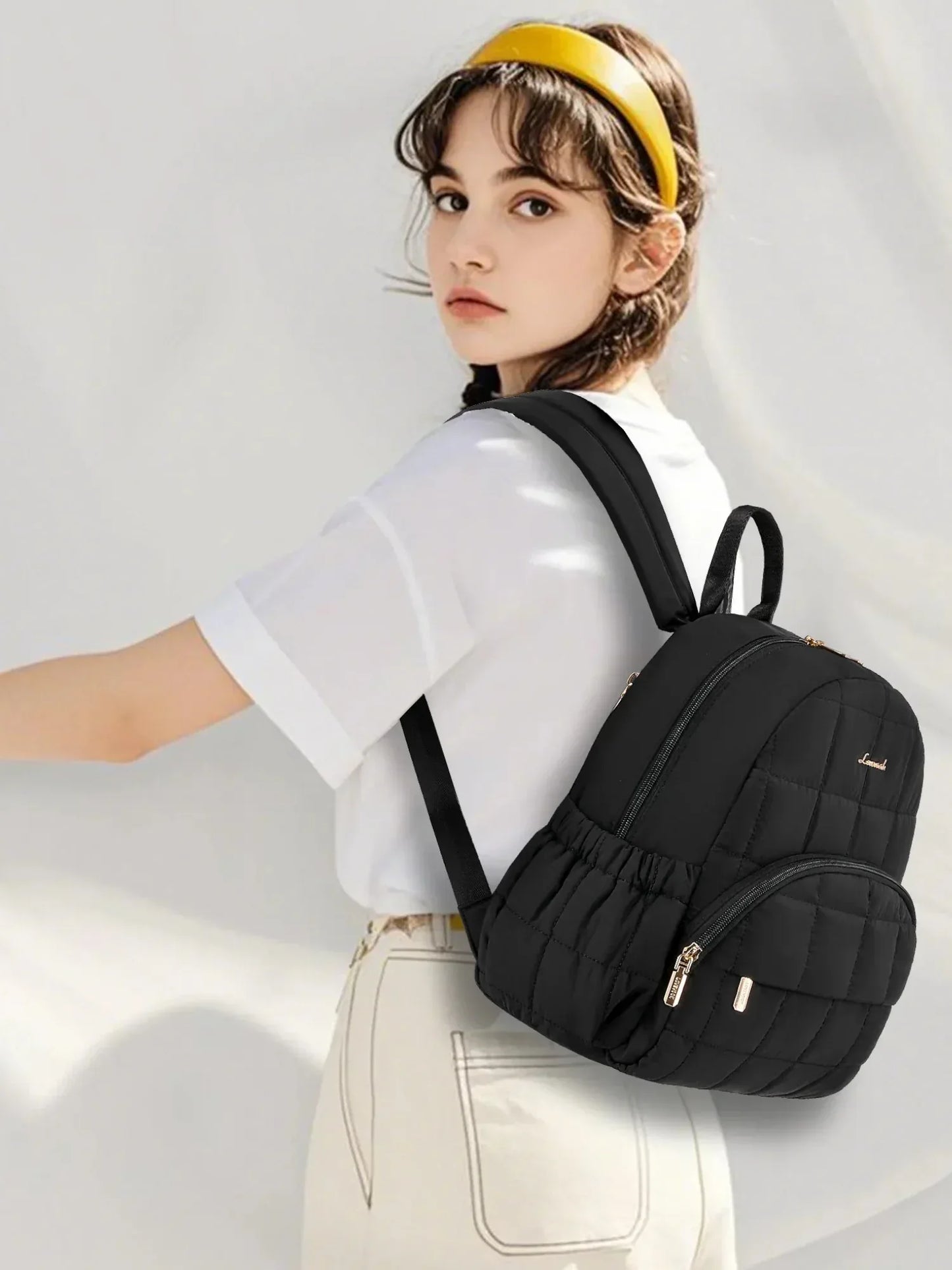 Schwarze Rucksack Lovevook - TOLLzWOOD