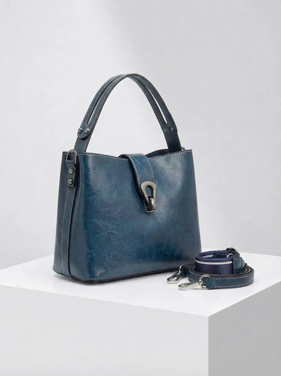 Leder Handtasche "Flora" - TOLLzWOOD