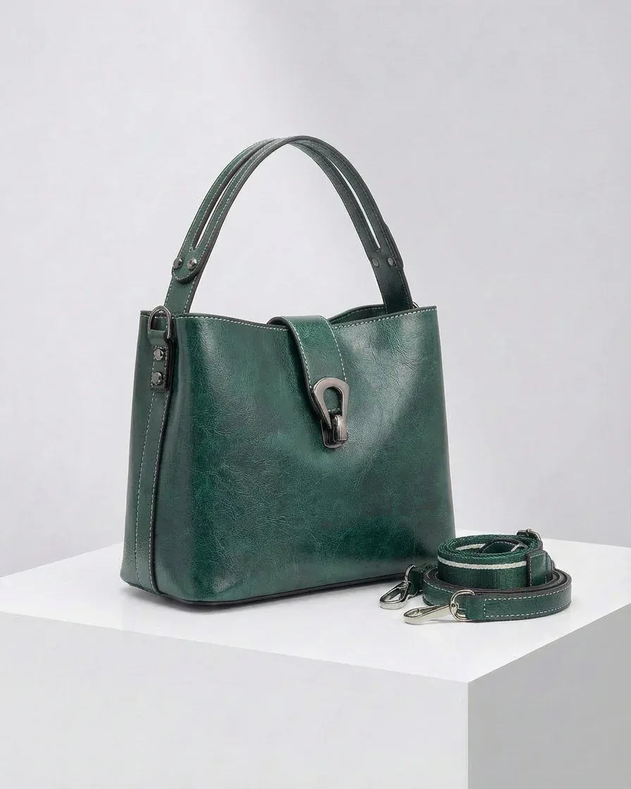 Leder Handtasche "Flora" - TOLLzWOOD