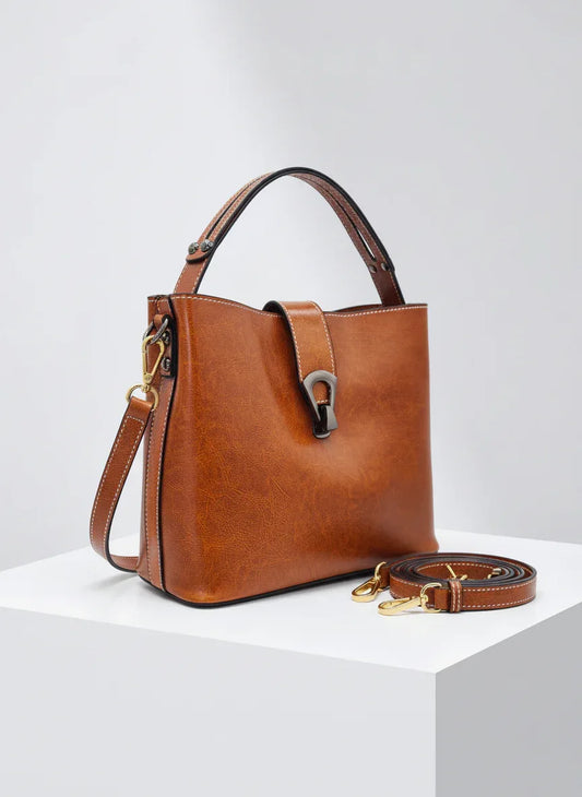 Leder Handtasche "Flora" - TOLLzWOOD