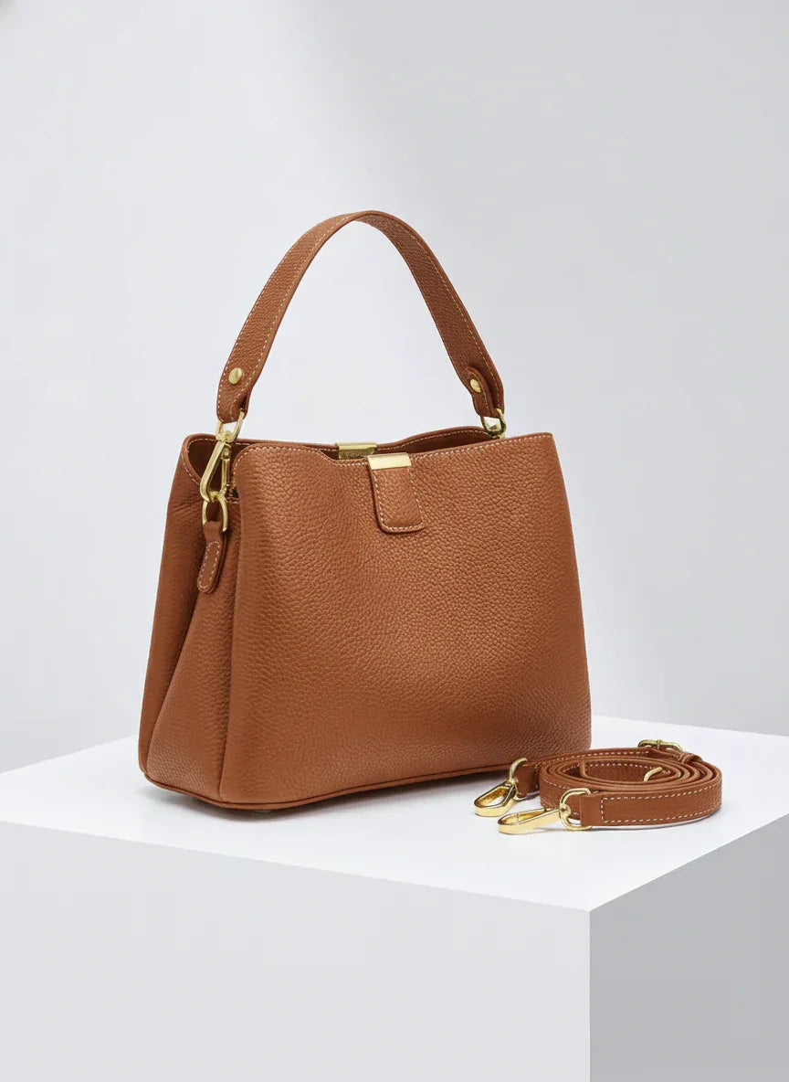 Leder Handtasche "Erika" - TOLLzWOOD