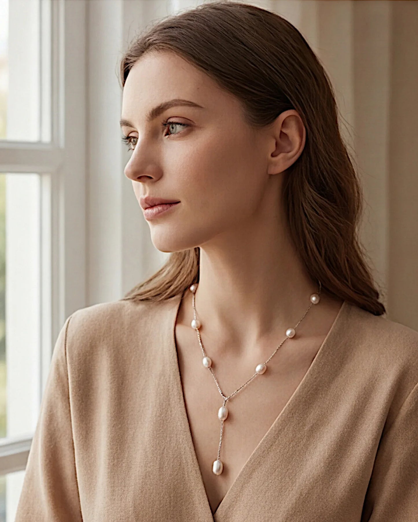 Freshwater pearl necklace - TOLLzWOOD