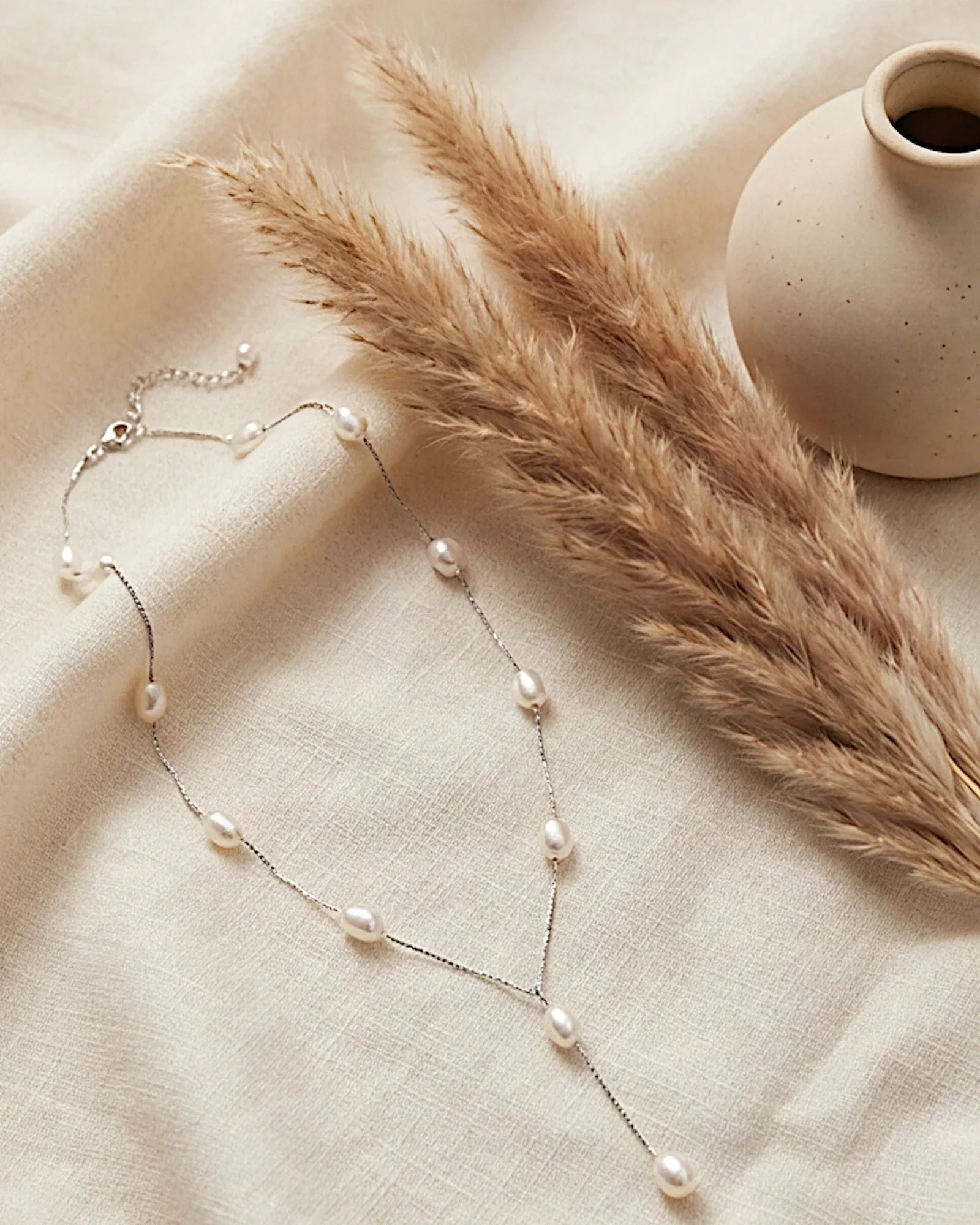 Freshwater pearl necklace - TOLLzWOOD