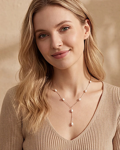 Freshwater pearl necklace - TOLLzWOOD