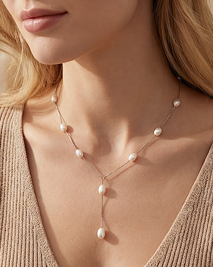 Freshwater pearl necklace - TOLLzWOOD
