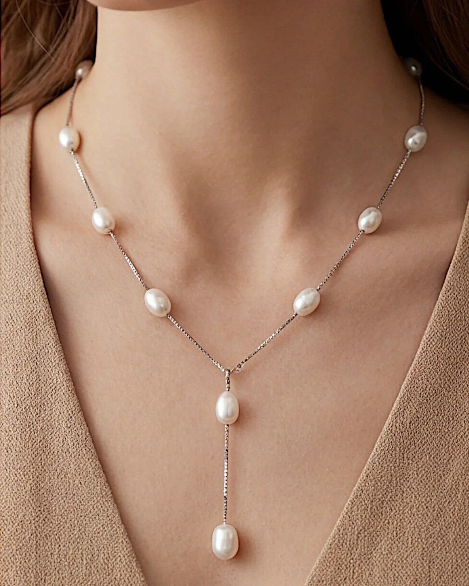 Freshwater pearl necklace - TOLLzWOOD