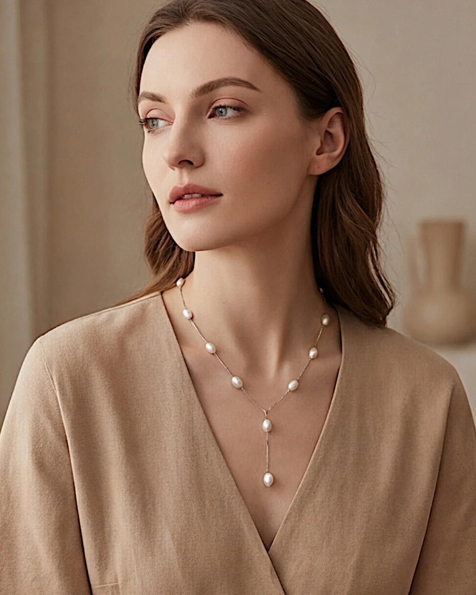 Freshwater pearl necklace - TOLLzWOOD
