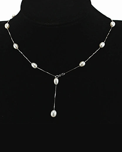 Freshwater pearl necklace - TOLLzWOOD