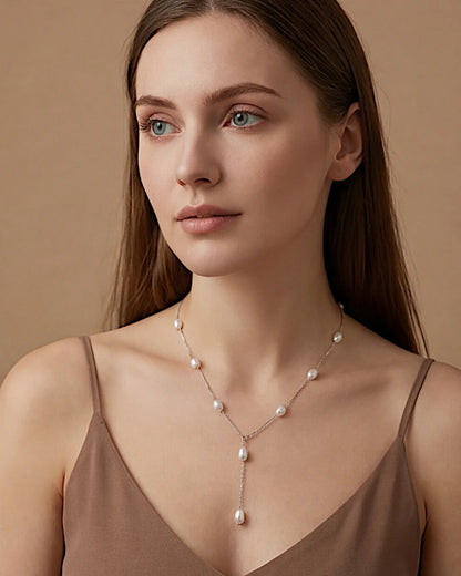 Freshwater pearl necklace - TOLLzWOOD