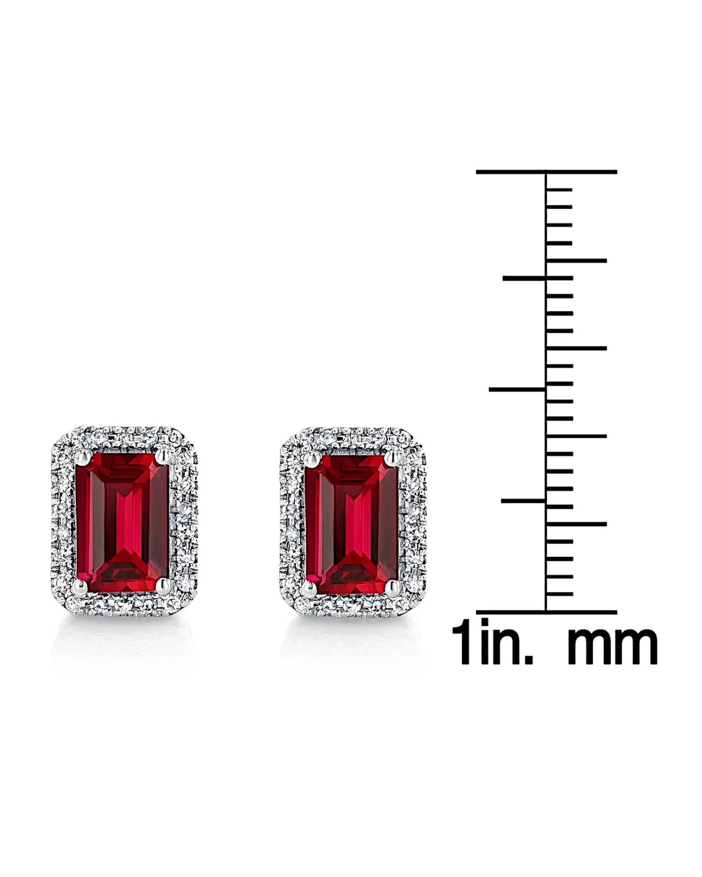 Halskette aus 925er Silber mit rotem Zirkonia - TOLLzWOOD