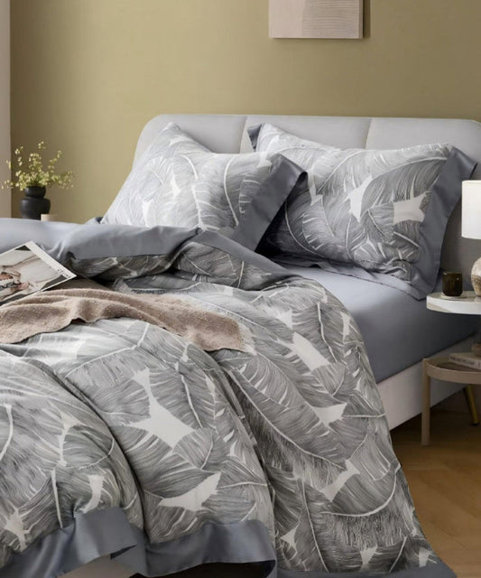 Bettwäsche-Set HQ-Tencel 300TC – Grau