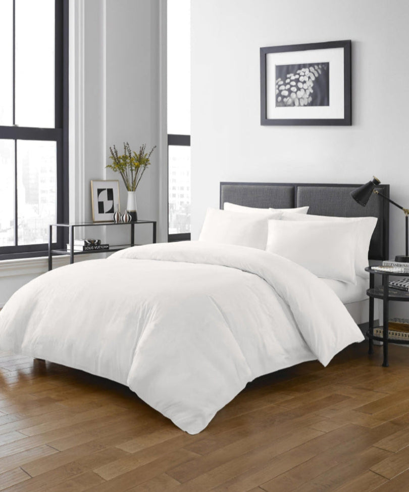 Cotton bedding set, 500TC, cream