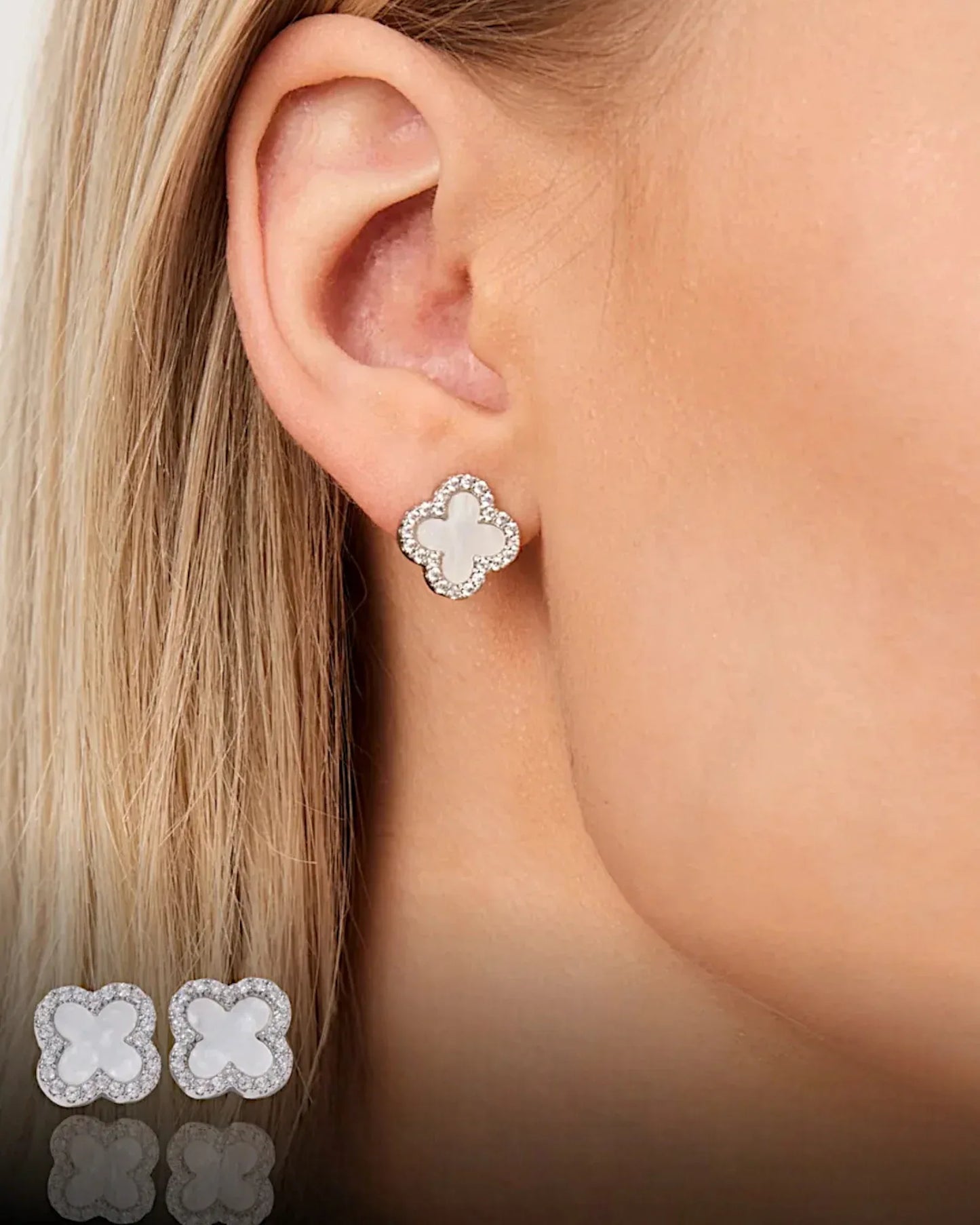 Schmuck Ohrringe "Clover" aus 925er - TOLLzWOOD