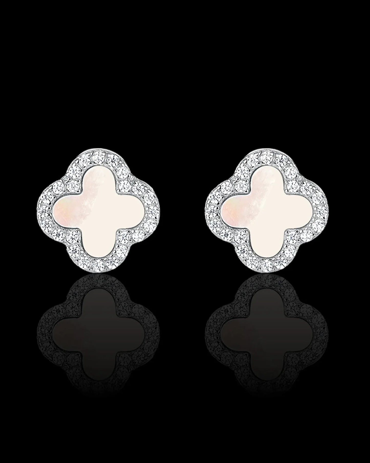 Schmuck Ohrringe "Clover" aus 925er - TOLLzWOOD