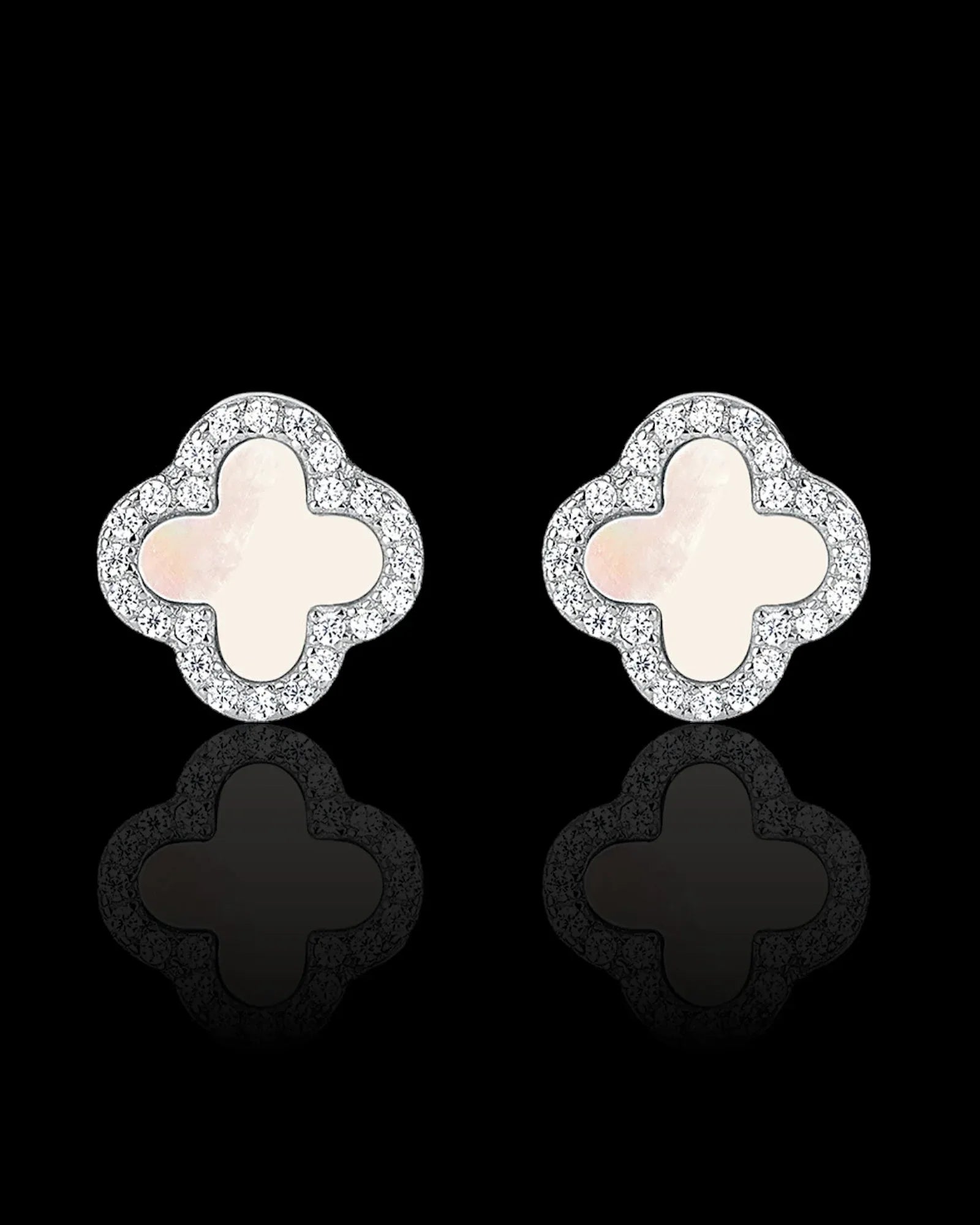 Schmuck Ohrringe "Clover" aus 925er - TOLLzWOOD