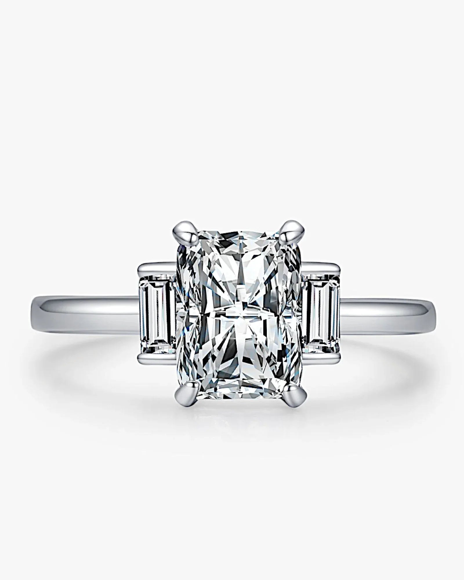 Ring aus 925er Sterlingsilber mit großem Zirkon - TOLLzWOOD