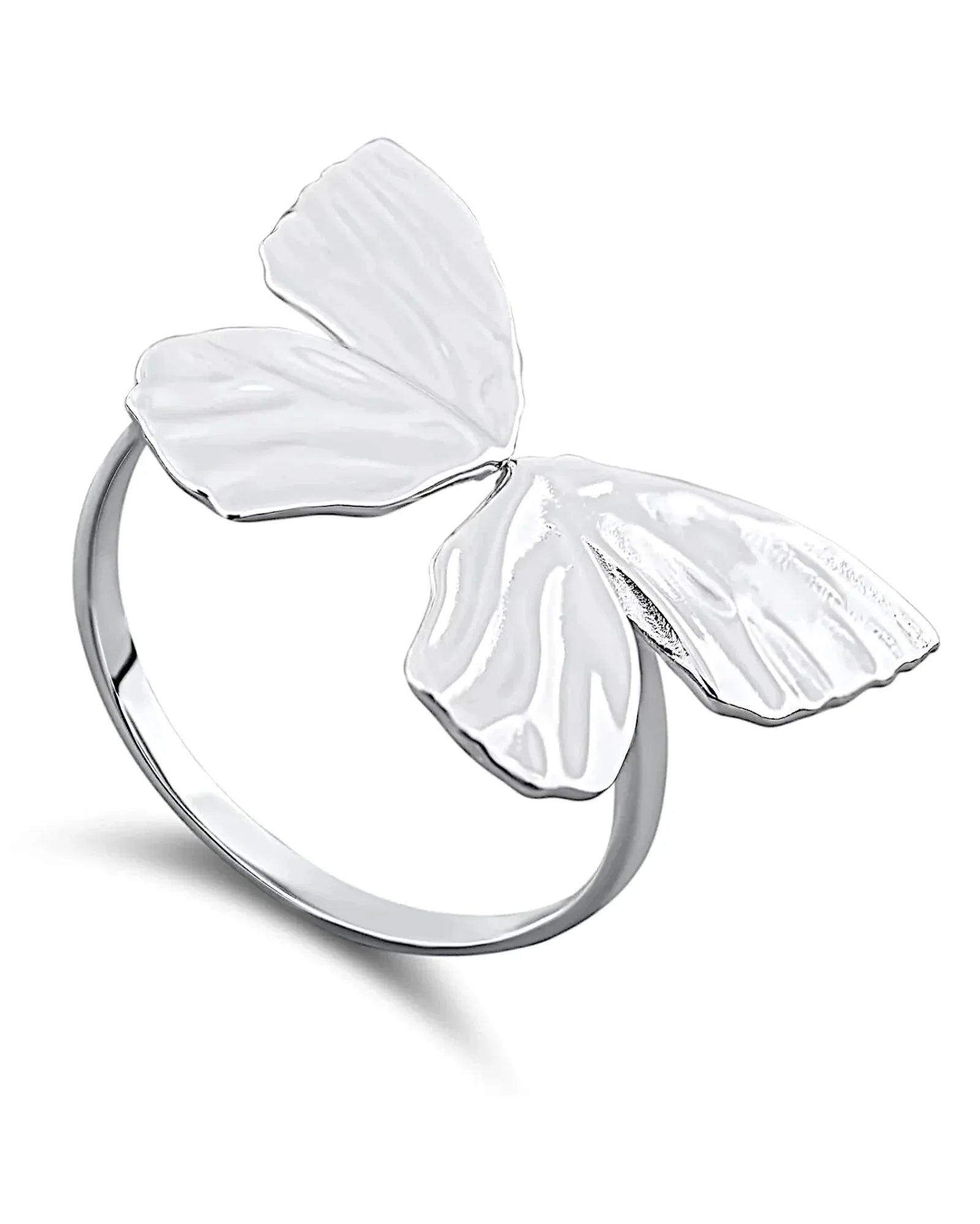 Schmetterlingsförmiger Ring aus 925er Sterlingsilber - TOLLzWOOD