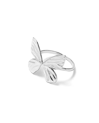 Schmetterlingsförmiger Ring aus 925er Sterlingsilber - TOLLzWOOD