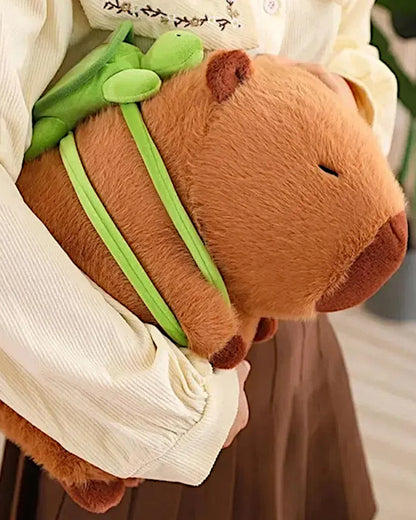Kapibra. Spielzeug Panda. Wasserschwein mit Rucksack, Plüschtier - TOLLzWOOD