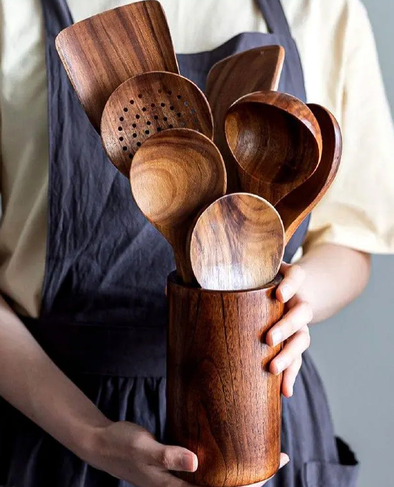 Kitchen wood set – 8 pieces