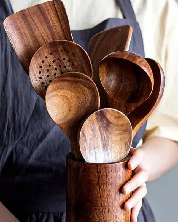 Küchen-Holzset – 8-teilig - TOLLzWOOD