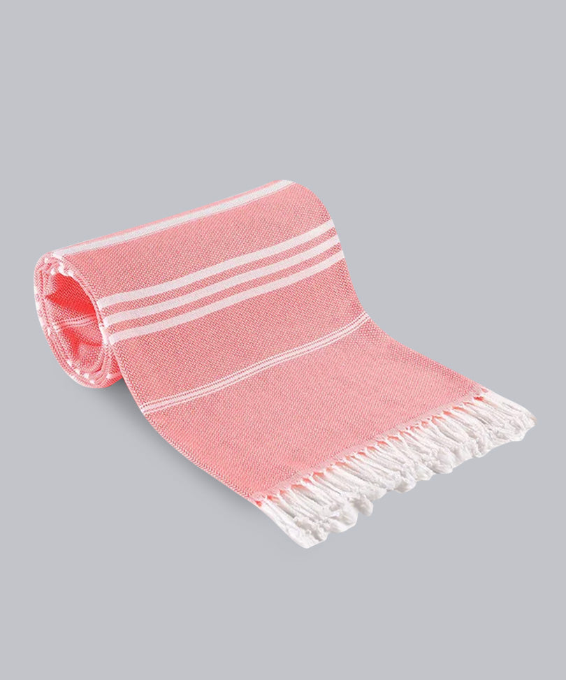 Turkish beach towel, pink, 95×180 cm 