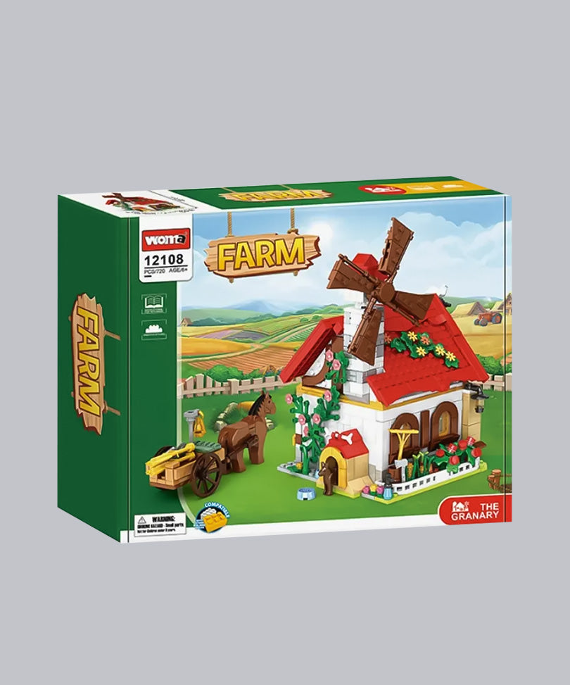 EC-Farm Getreidespeicher, 720 Teile