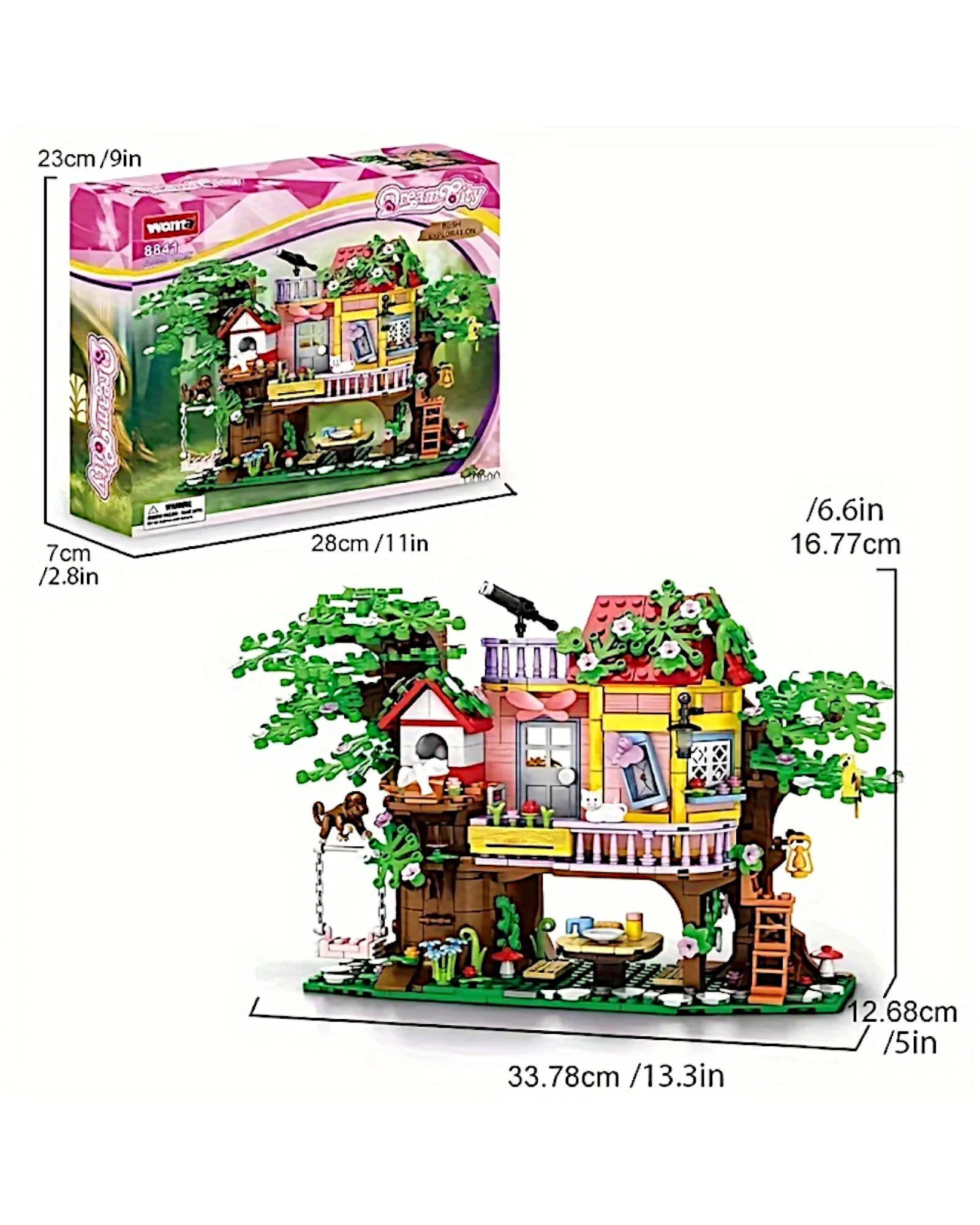 EC-DIY Baumhaus, 840 Teile - TOLLzWOOD