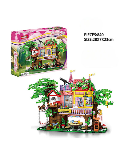 EC-DIY Baumhaus, 840 Teile - TOLLzWOOD
