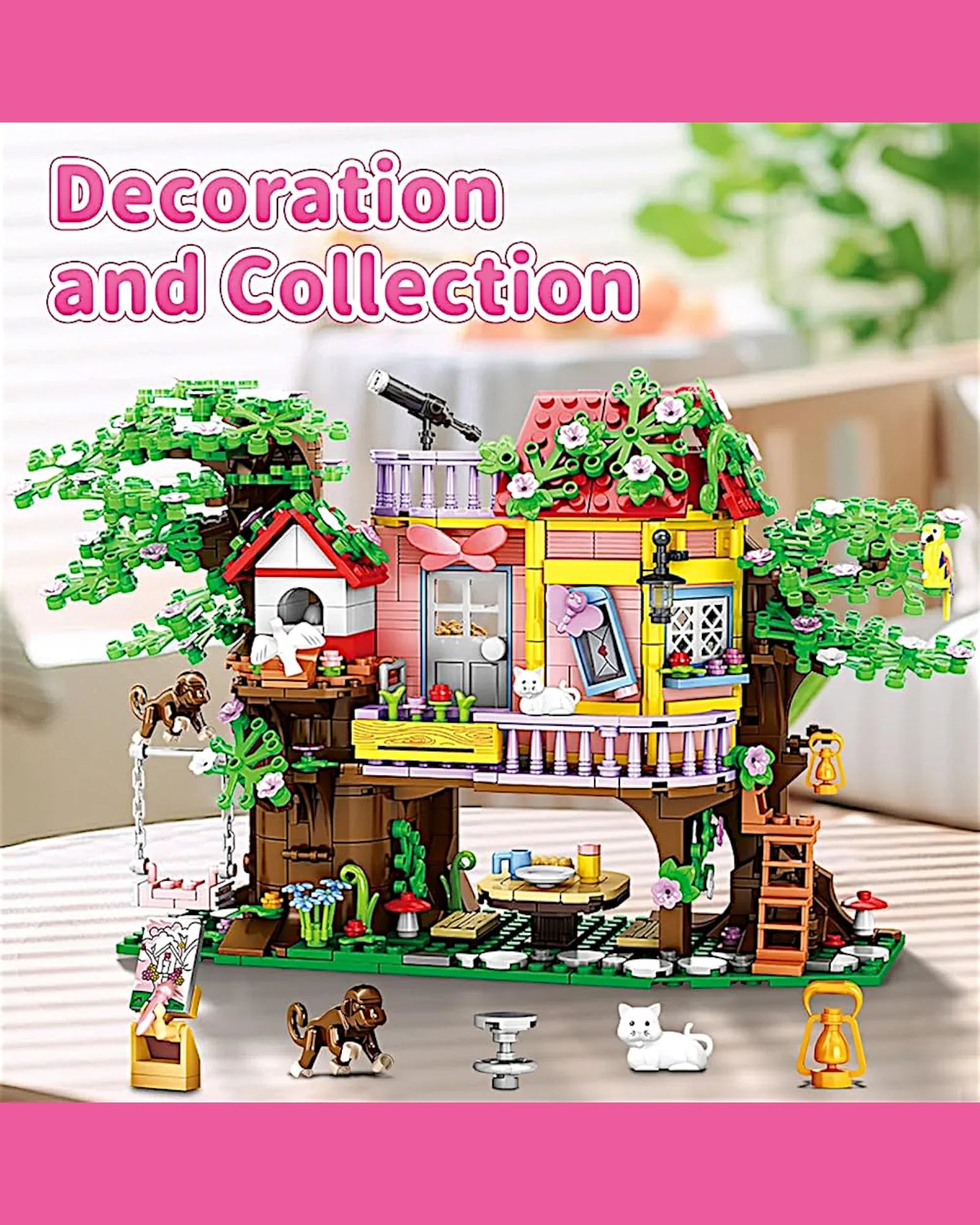 EC-DIY Baumhaus, 840 Teile - TOLLzWOOD