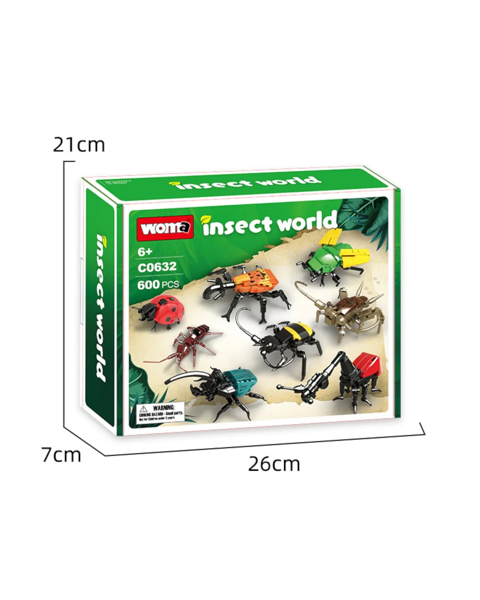 EC-Insekten-Set, 588 Teile - TOLLzWOOD
