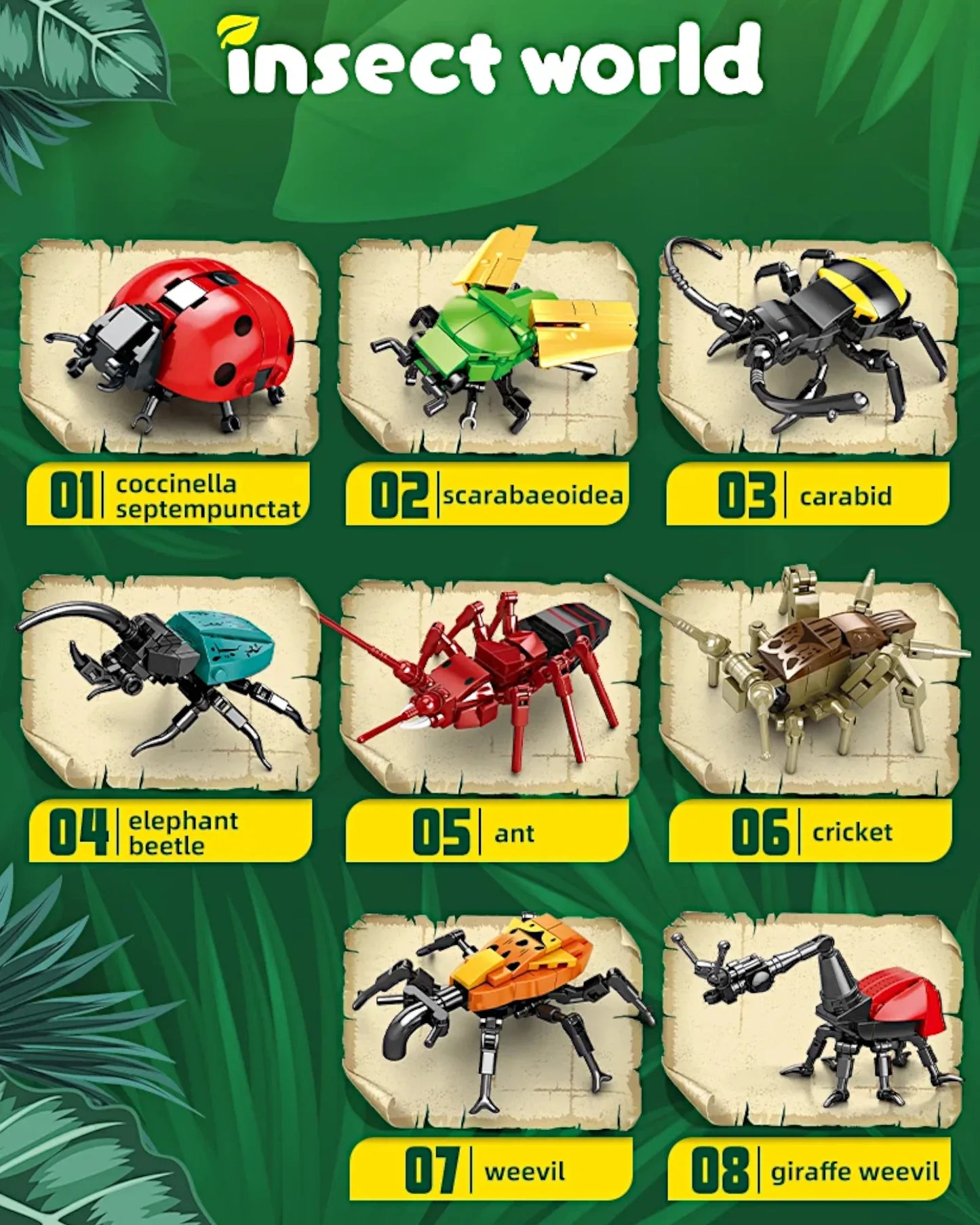 EC-Insekten-Set, 588 Teile - TOLLzWOOD