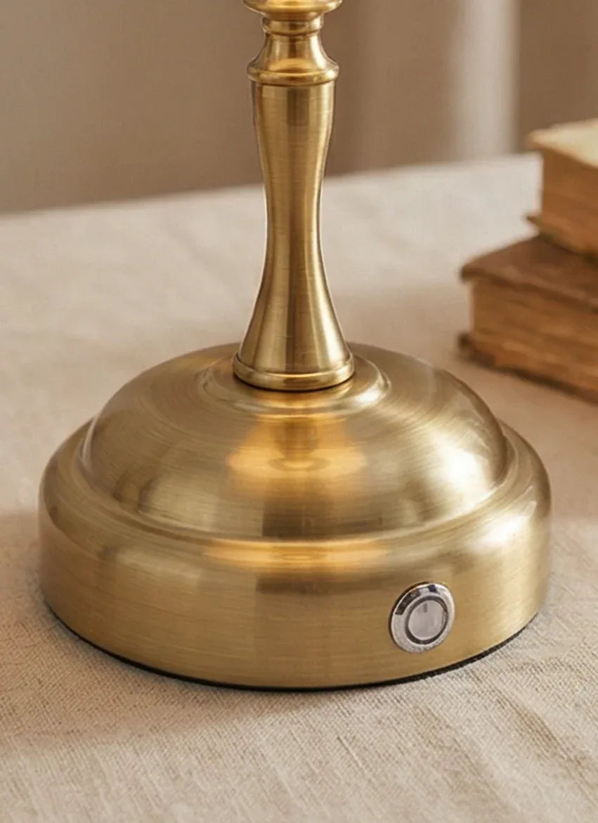 Goldene LED Tischlampen (AKKU und STROM) - TOLLzWOOD