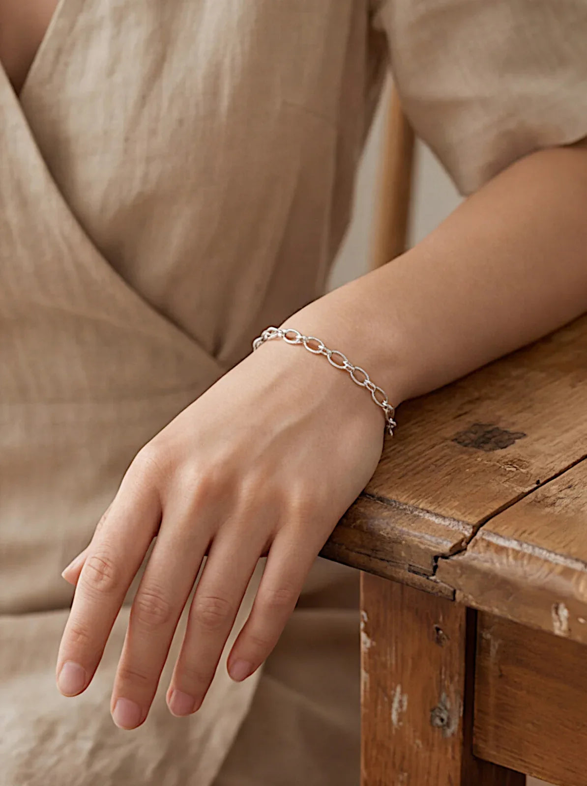 Eleganter Armreif aus 925er Sterlingsilber - TOLLzWOOD