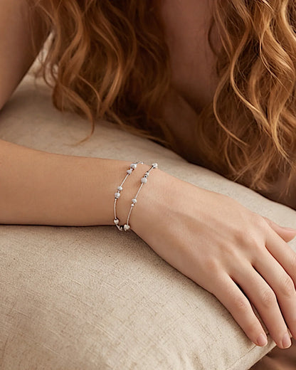 Eleganter Armreif aus 925er Sterlingsilber - TOLLzWOOD