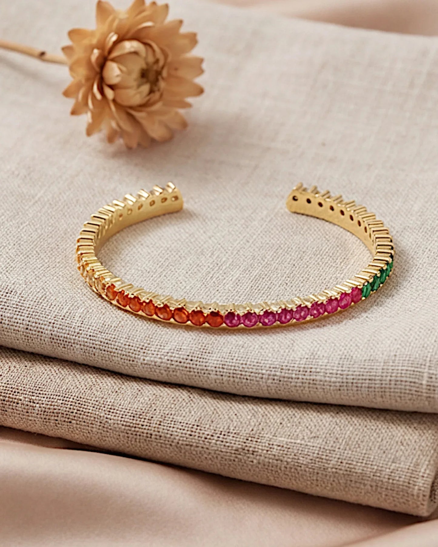 Elegantes Armband aus 925er Sterlingsilber mit Zirkonia - TOLLzWOOD