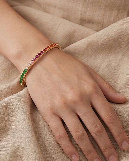 Elegantes Armband aus 925er Sterlingsilber mit Zirkonia - TOLLzWOOD