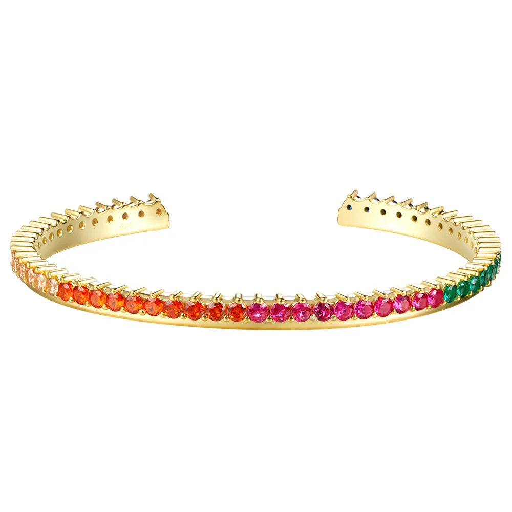 Elegantes Armband aus 925er Sterlingsilber mit Zirkonia - TOLLzWOOD