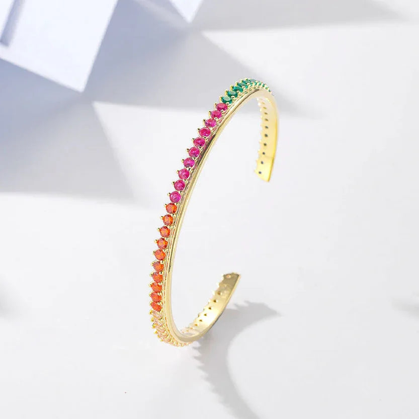 Elegantes Armband aus 925er Sterlingsilber mit Zirkonia - TOLLzWOOD