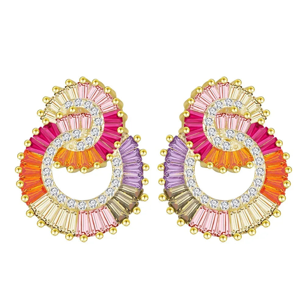 Ohrringe aus 925er Silber mit Zirkonia - TOLLzWOOD